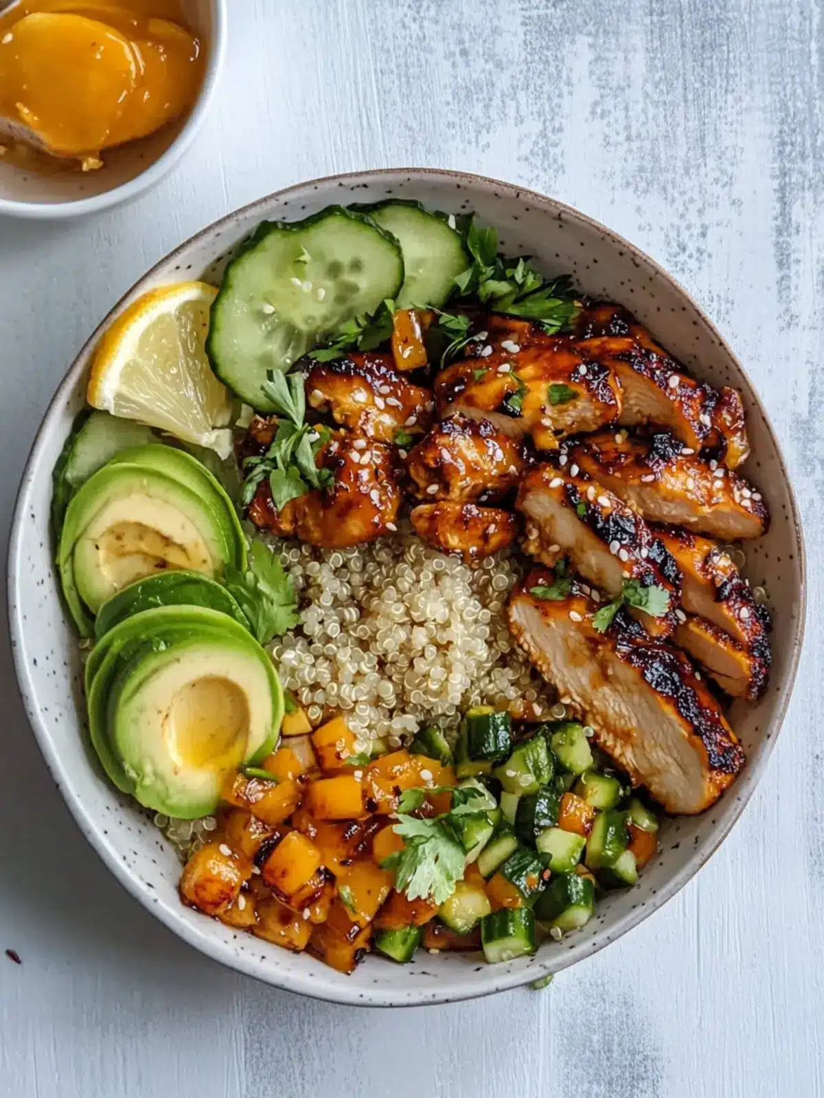 Grill Up Flavor: Hot Honey Chicken and Quinoa Bowls Delight 5 Hot Honey Chicken and Quinoa Bowls
