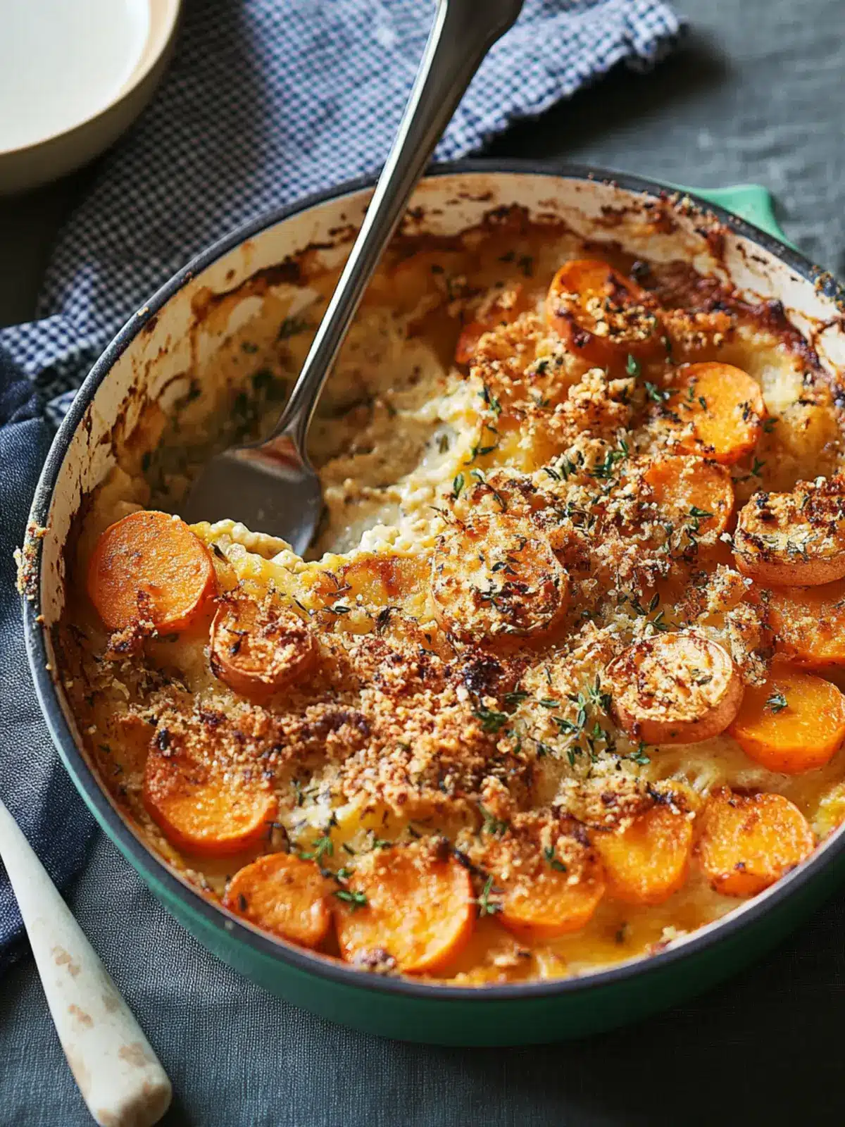 Savor the Creamy Sunchoke & Sweet Potato Gratin Delight 2 Sunchoke & Sweet Potato Gratin