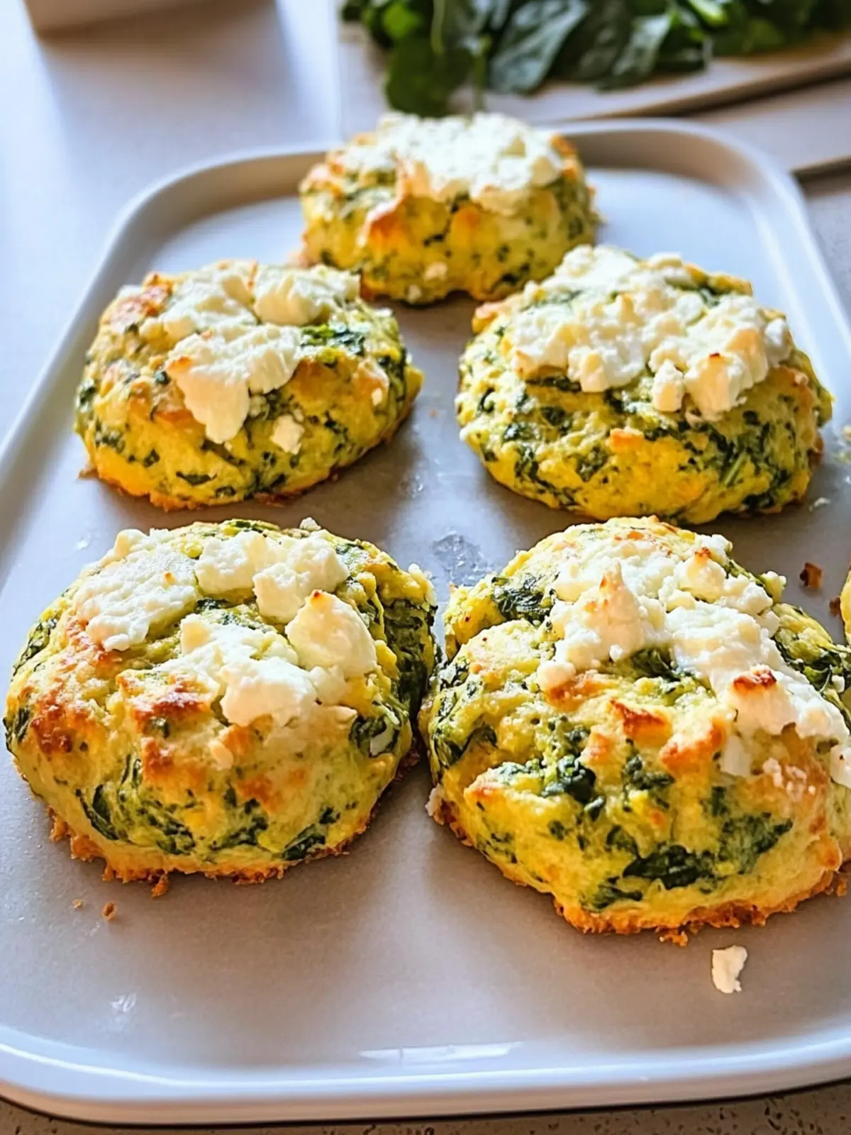 Spinach and Feta High-Protein Breakfast Biscuits You’ll Love 5 Spinach and Feta High-Protein Breakfast Biscuits