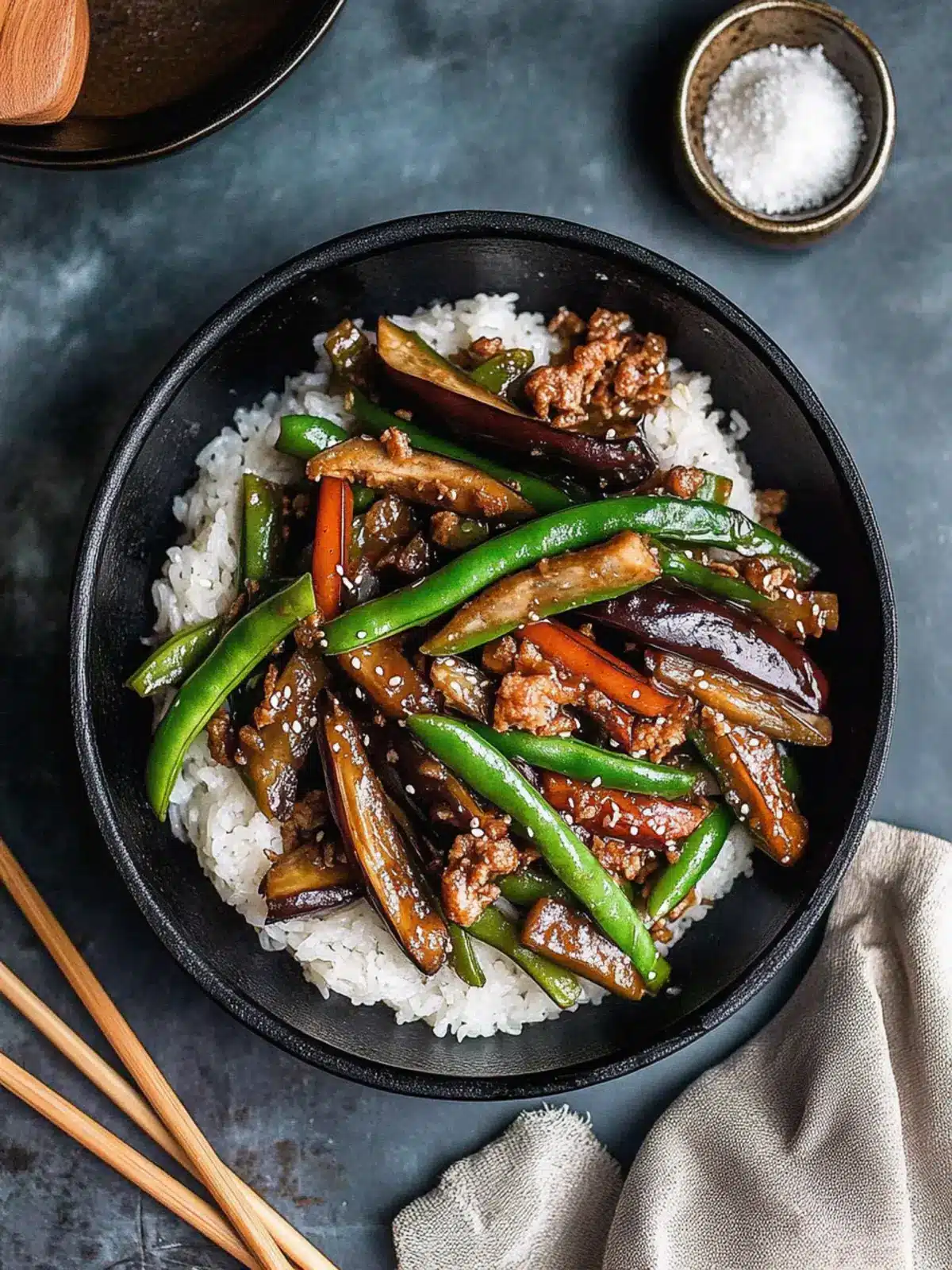 Savor the Flavor: Chinese Stir-Fried Eggplant and Green Beans 5 Chinese Stir-Fried Eggplant and Green Beans