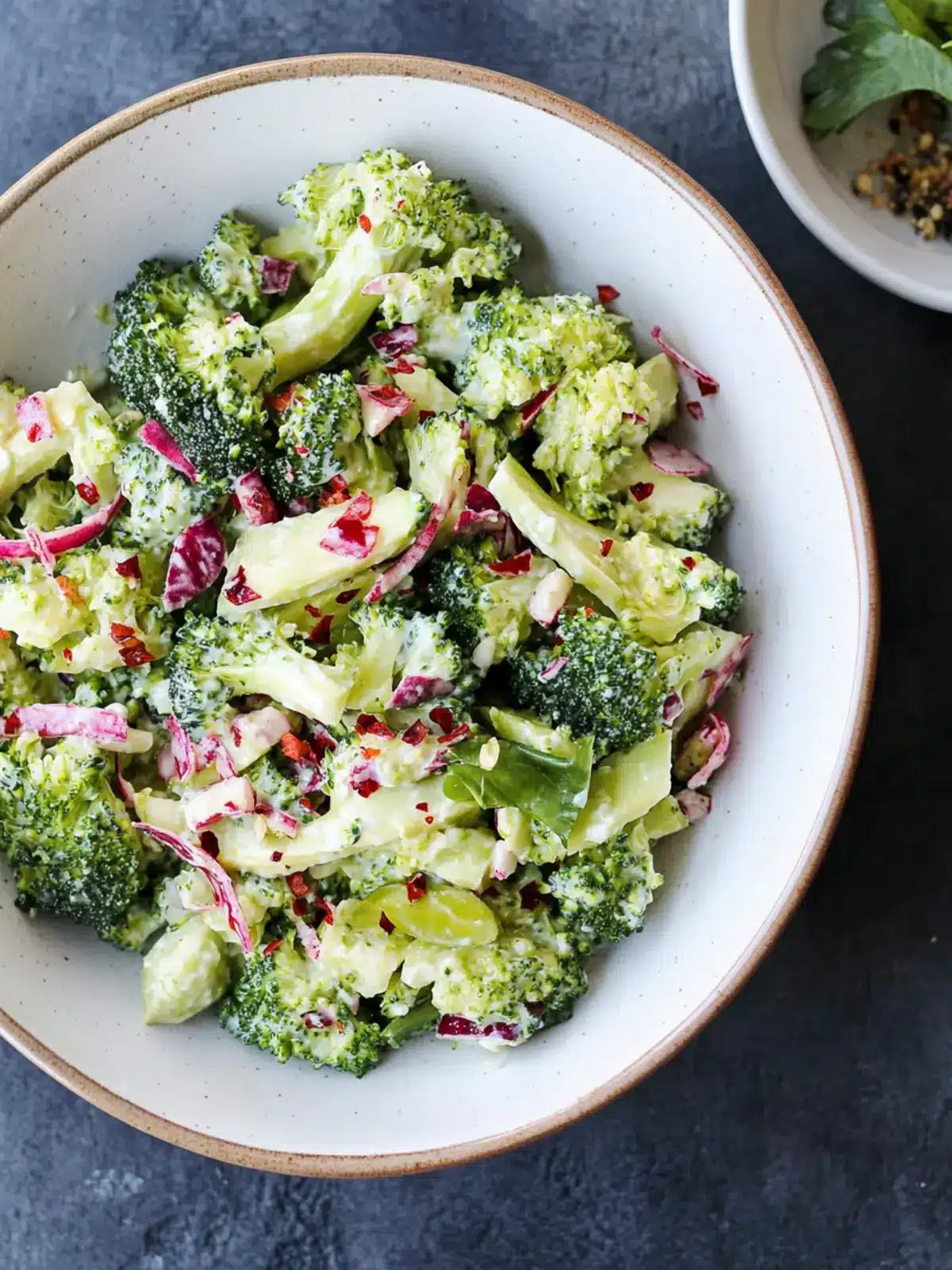 Delicious Shaved Broccoli Salad with Creamy Dressing Twist 3 Shaved Broccoli Salad