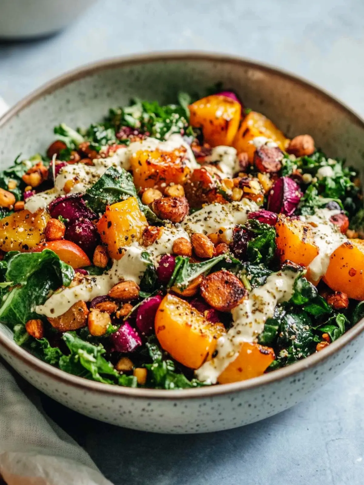 Savor the Season with Vegan Roasted Fall Harvest Salad 5 Vegan Roasted Fall Harvest Salad