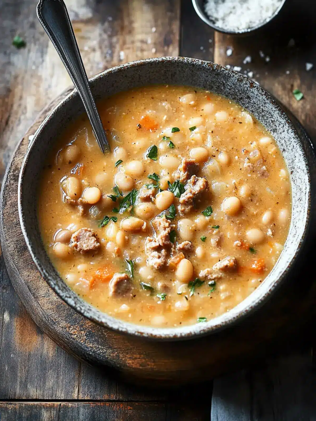 Delicious Creamy Bean Soup with Sausage for Cozy Nights 5 Creamy Bean Soup with Sausage