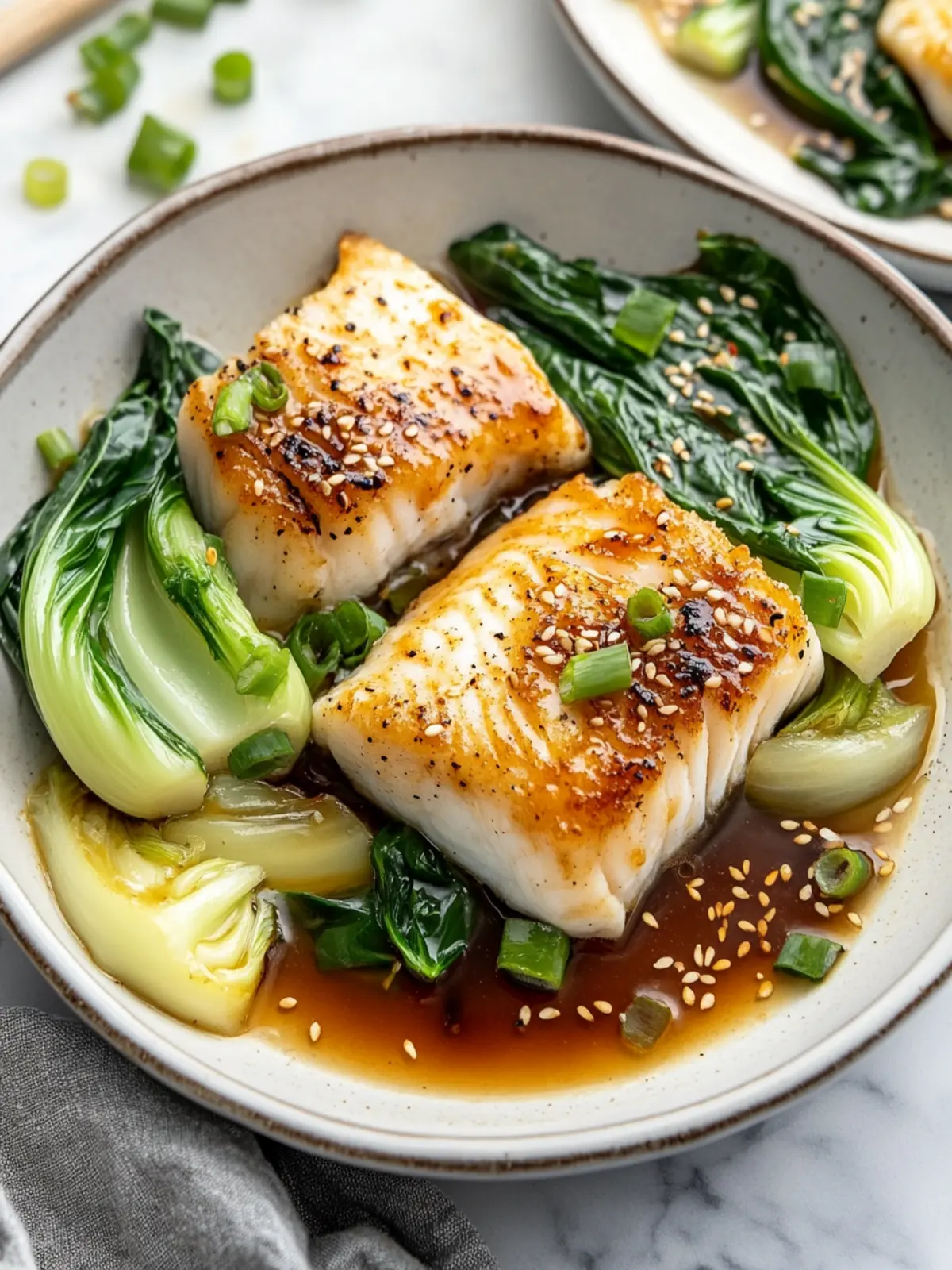 Asian-Style Keto Braised Cod with Bok Choy for a Flavor Boost 3 Asian-Style Keto Braised Cod with Bok Choy