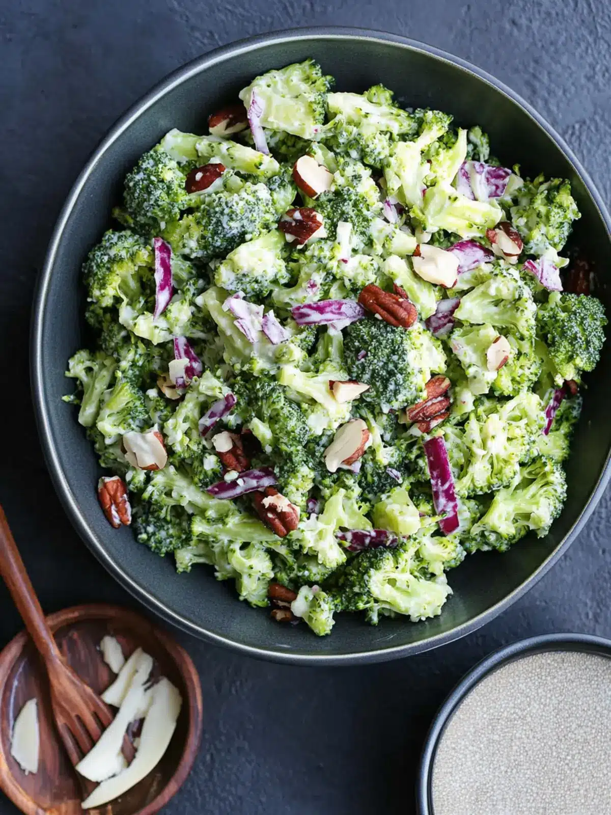 Delicious Shaved Broccoli Salad with Creamy Dressing Twist 4 Shaved Broccoli Salad