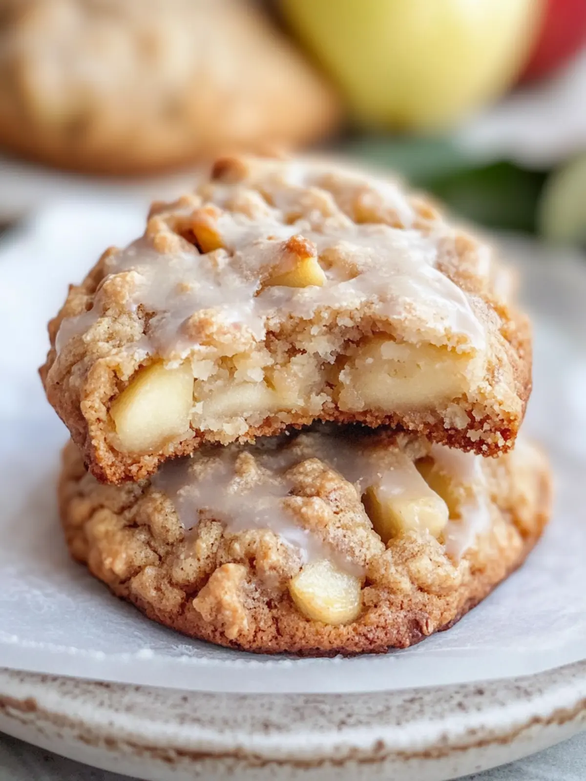 Irresistible Apple Fritter Cookies with Maple Glaze Delight 3 Apple Fritter Cookies