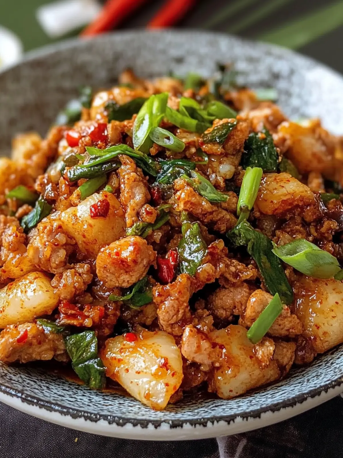 Spicy Pork Rice Cakes Packed with Flavor and Crunch 5 Spicy Pork Rice Cakes