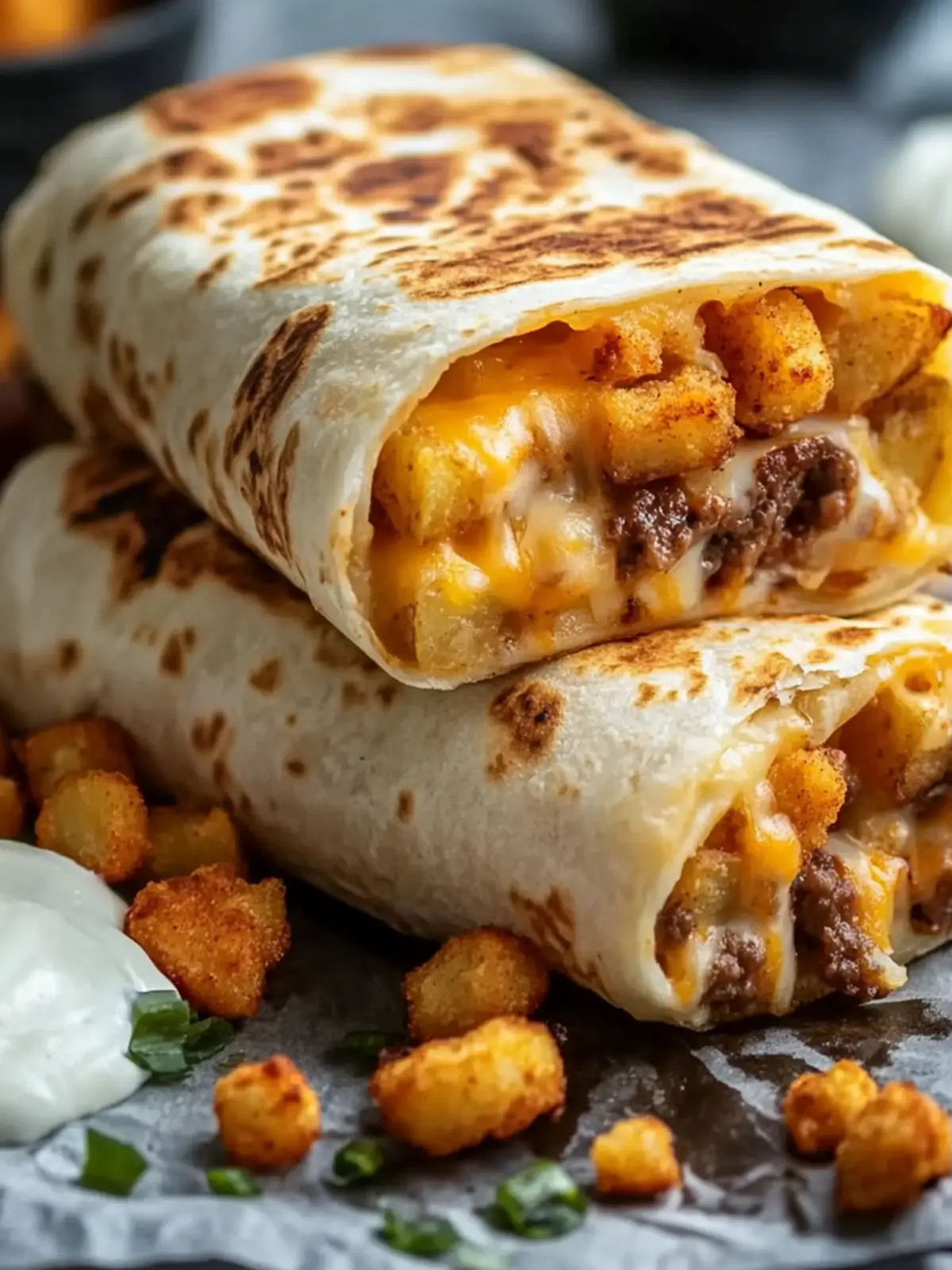 Cheesy Potato Burritos Comfort Meal: A Family Favorite Delight 5 Cheesy Potato Burritos Comfort Meal