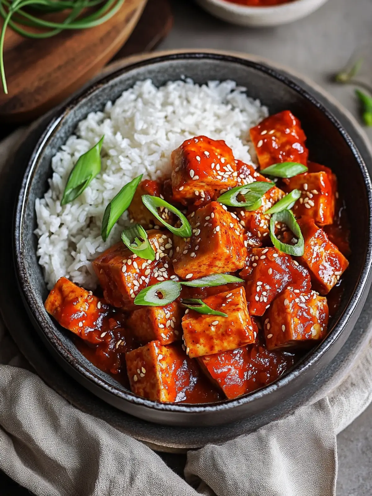 Spicy Gochujang Tomato Tofu: A Flavorful Homemade Delight 4 Spicy Gochujang Tomato Tofu