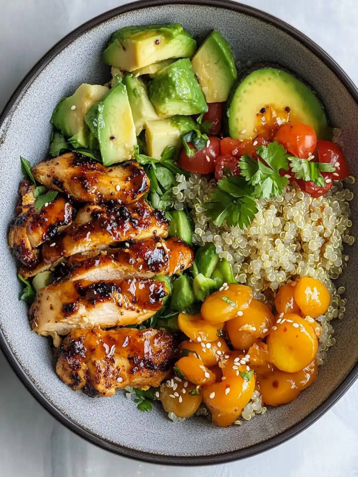 Grill Up Flavor: Hot Honey Chicken and Quinoa Bowls Delight 3 Hot Honey Chicken and Quinoa Bowls