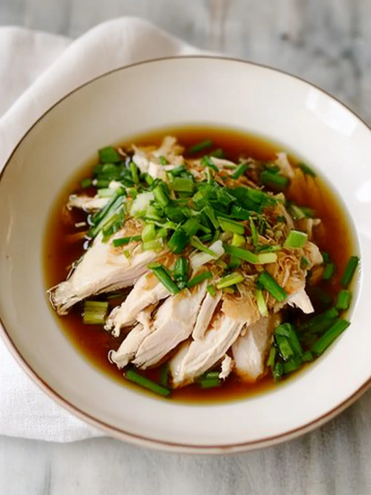 Poached Chicken with Ginger Scallion Sauce for Flavor Lovers 5 Poached Chicken with Ginger Scallion Sauce