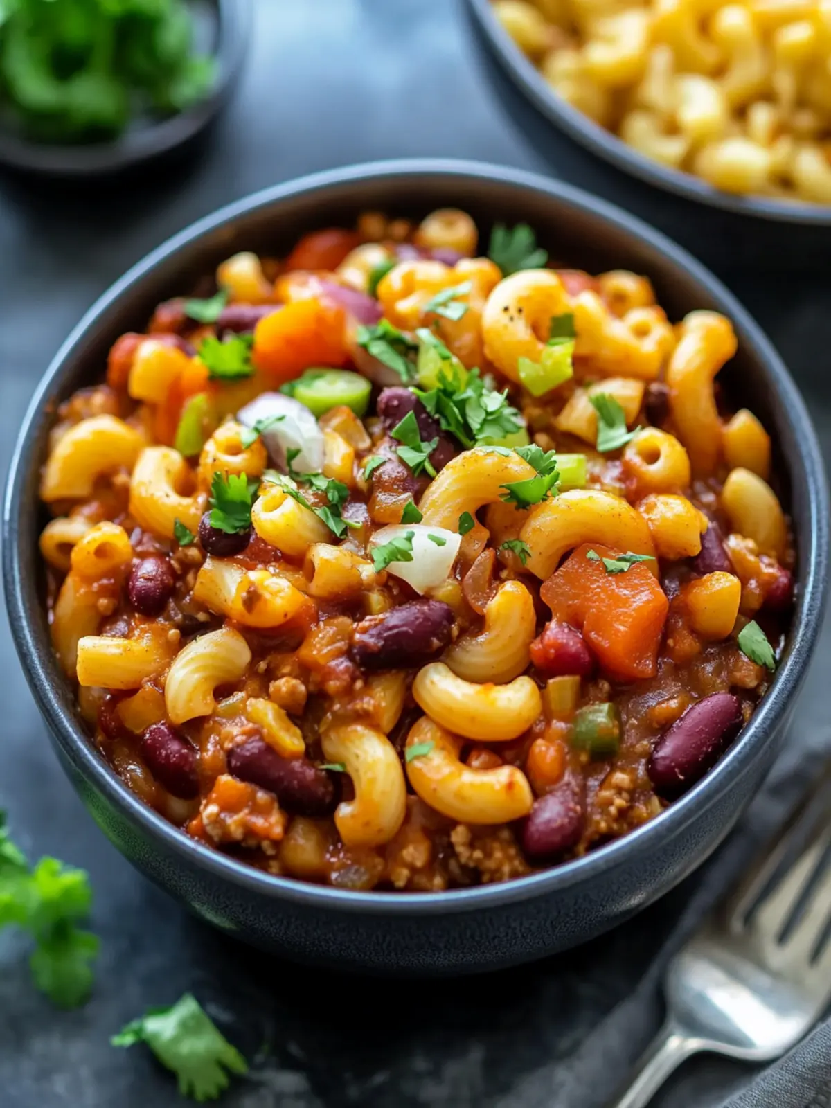 Vegetarian Chili Mac