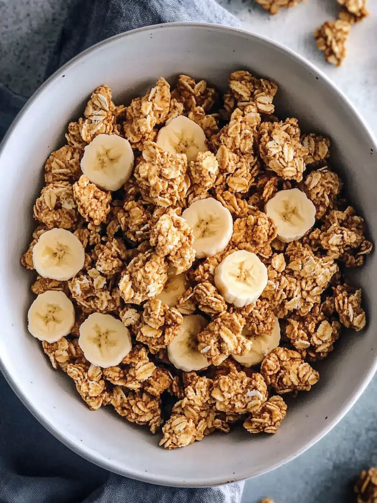 Deliciously Crunchy Banana Oat Granola Clusters Recipe 3 Banana Oat Granola Clusters