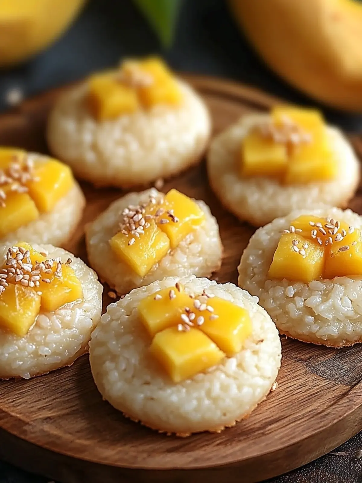 Mango Sticky Rice Cookies: Chewy Tropical Bliss Awaits 2 Mango Sticky Rice Cookies