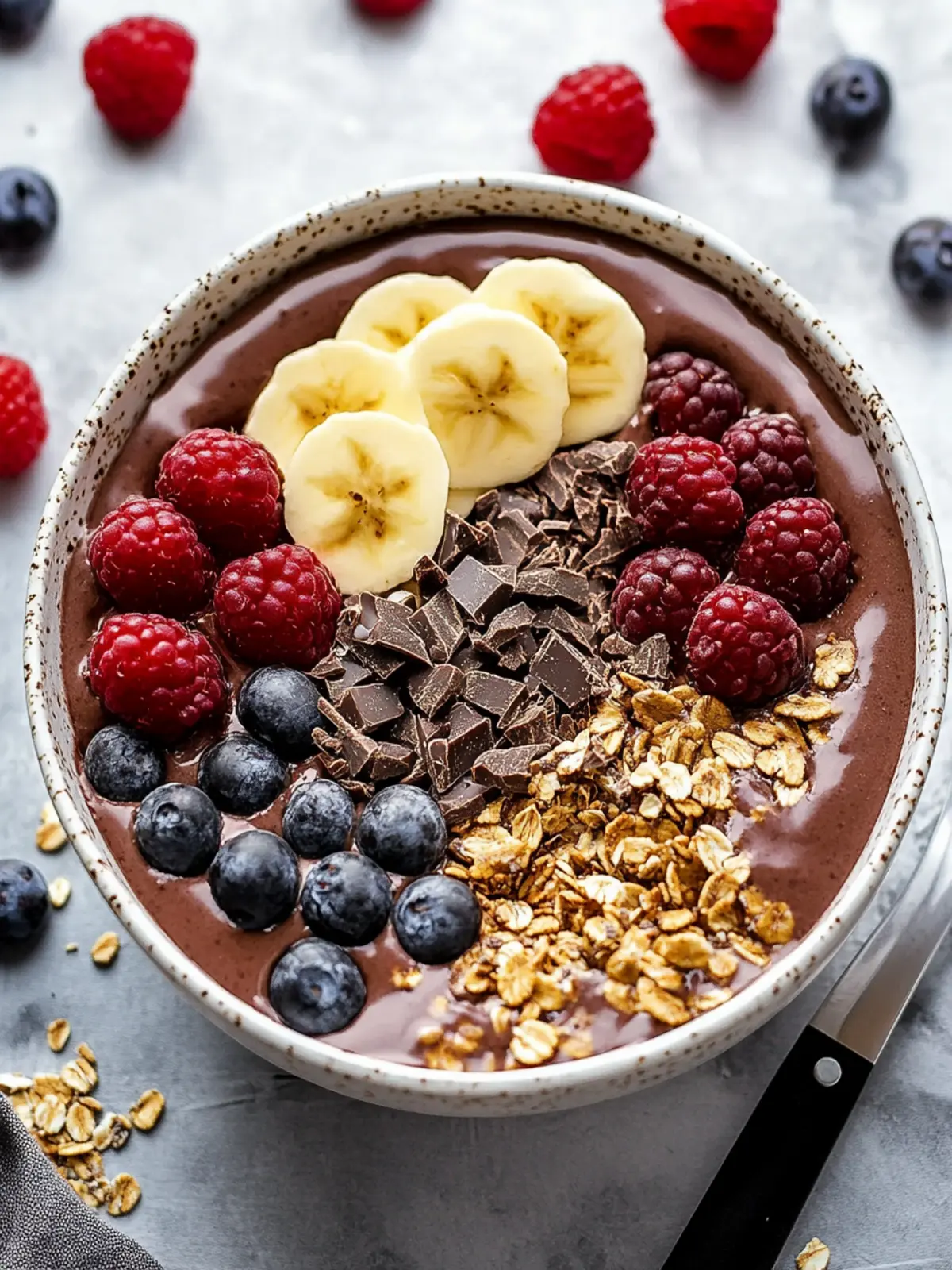 Whip Up This 5-Minute Chocolate Açai Protein Bowl Delight 2 5-Minute Chocolate Açai Protein Bowl