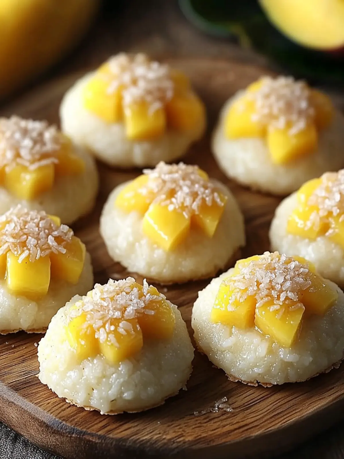 Mango Sticky Rice Cookies: Chewy Tropical Bliss Awaits 3 Mango Sticky Rice Cookies