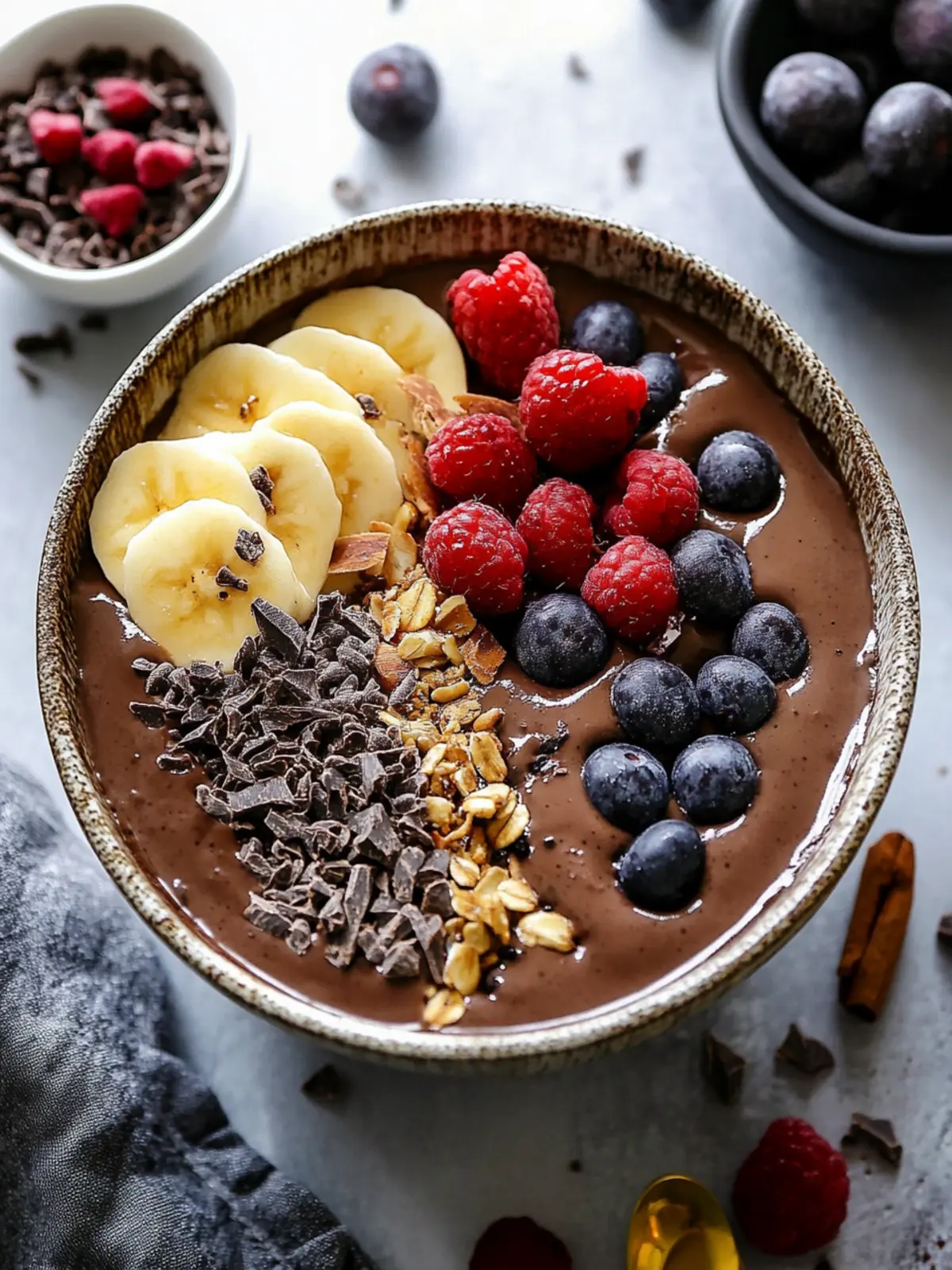 Whip Up This 5-Minute Chocolate Açai Protein Bowl Delight 4 5-Minute Chocolate Açai Protein Bowl