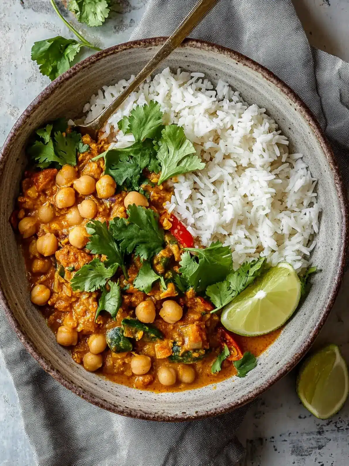 Creamy Chickpea Coconut Curry That's Bursting With Flavor 2 Chickpea Coconut Curry