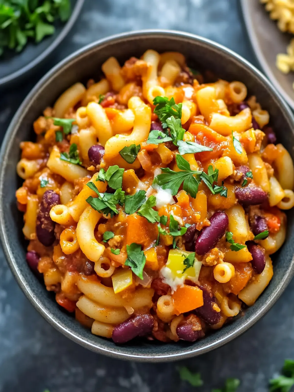 Vegetarian Chili Mac