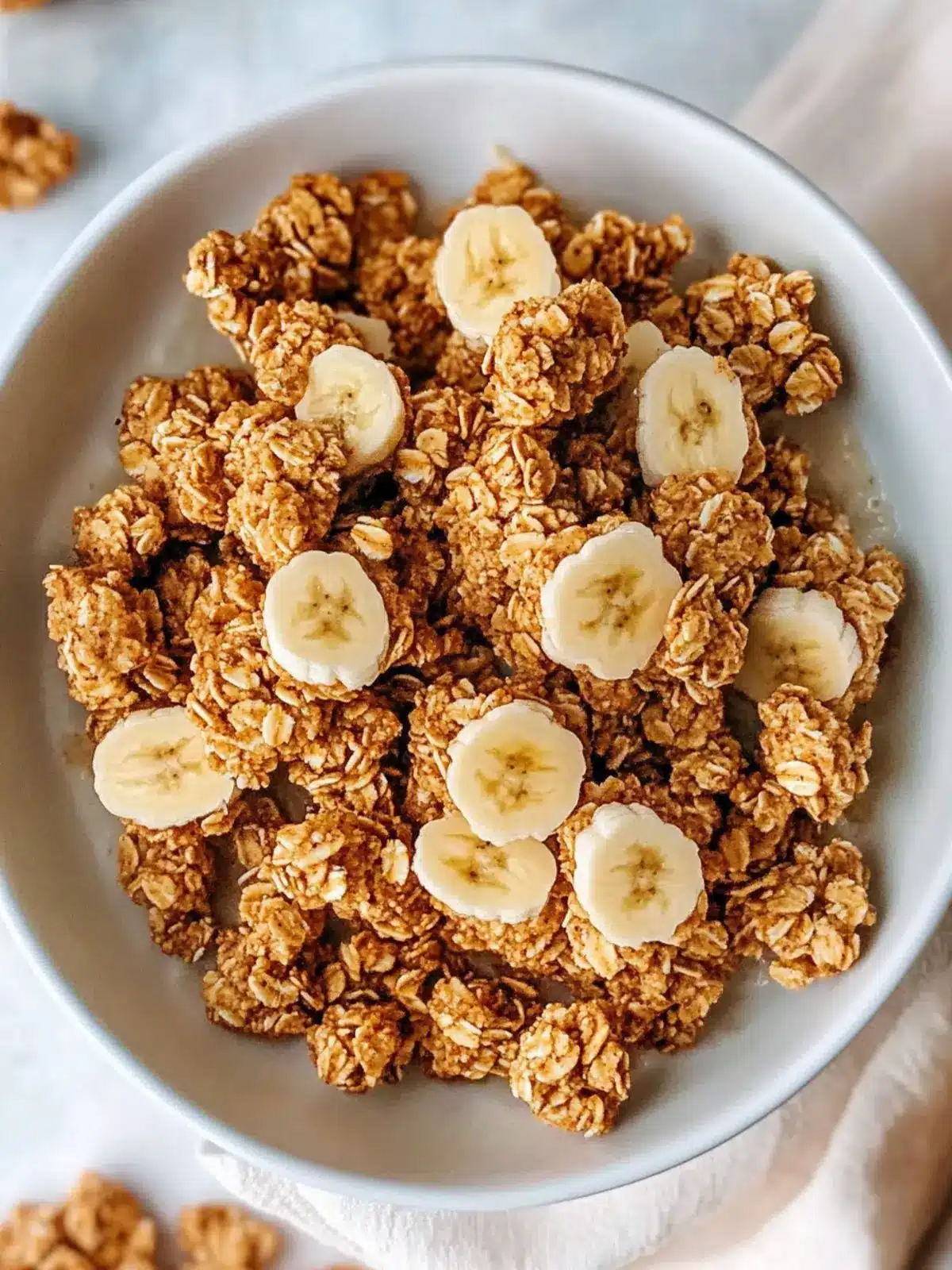 Deliciously Crunchy Banana Oat Granola Clusters Recipe 2 Banana Oat Granola Clusters