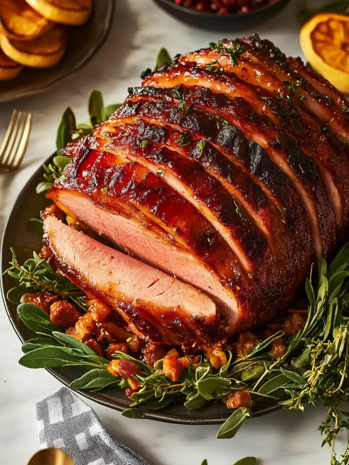 Easy Brown Sugar Ham with Pineapple Glaze for a Sweet Feast 2 Easy Brown Sugar Ham