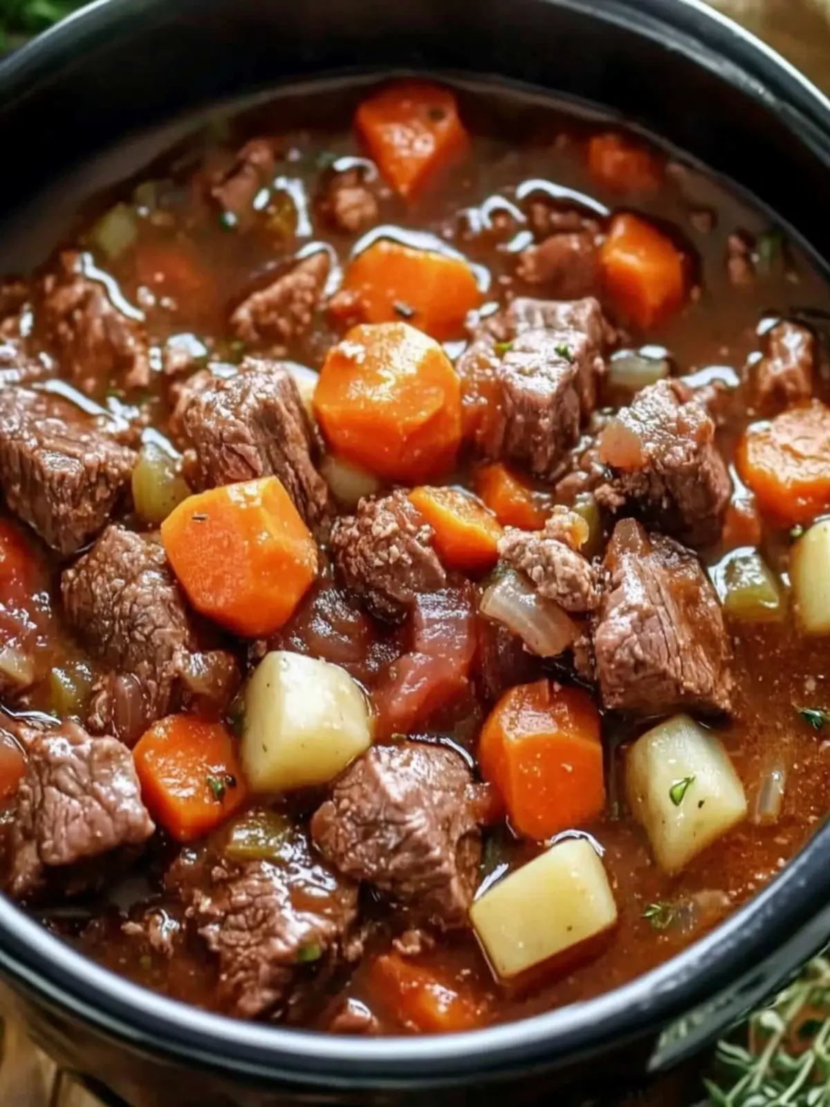 Slow Cooker 5-Ingredient Beef Stew for Cozy Nights In 5 Slow Cooker 5-Ingredient Beef Stew