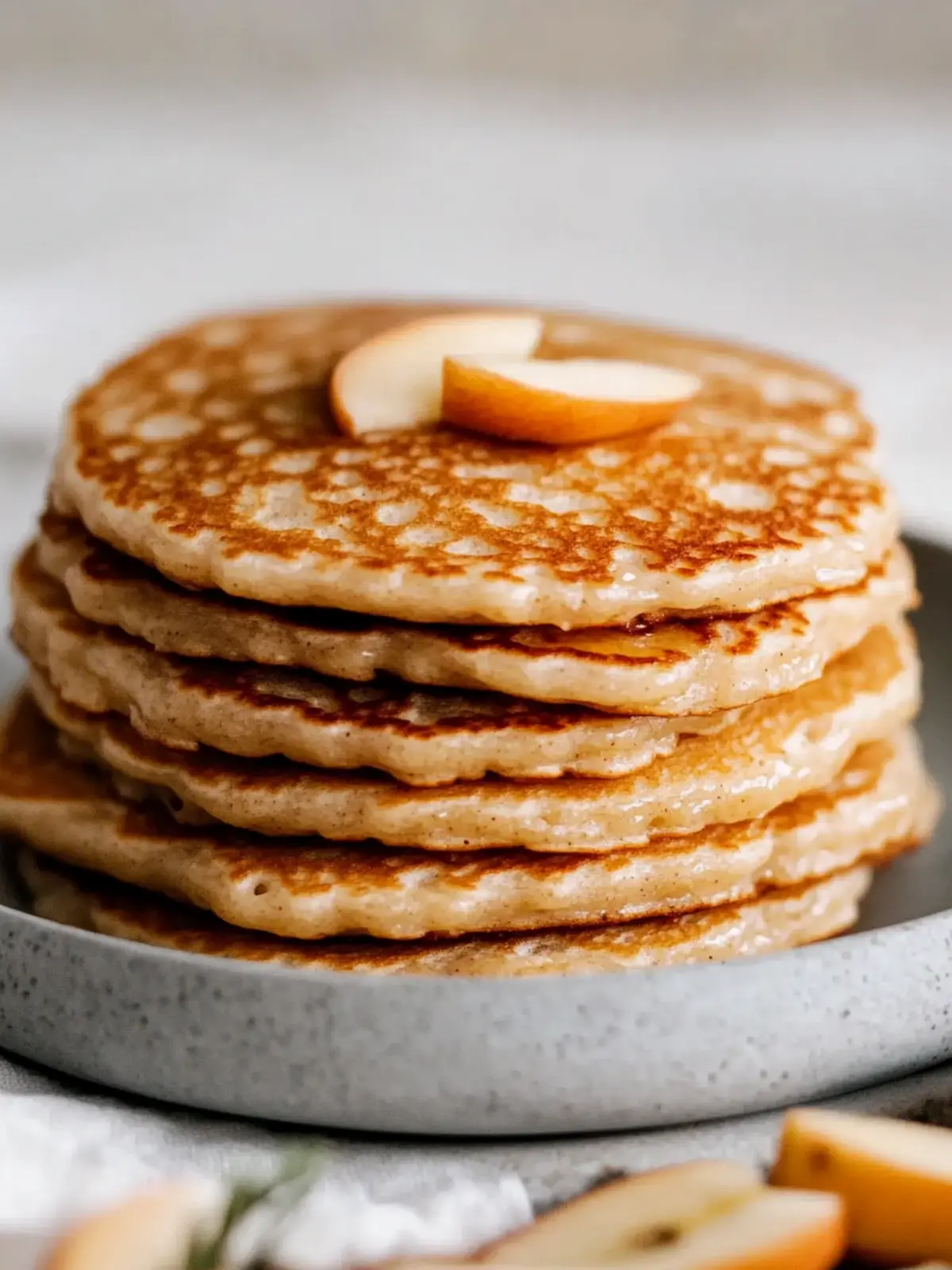 Quick Apple Pancakes for Babies