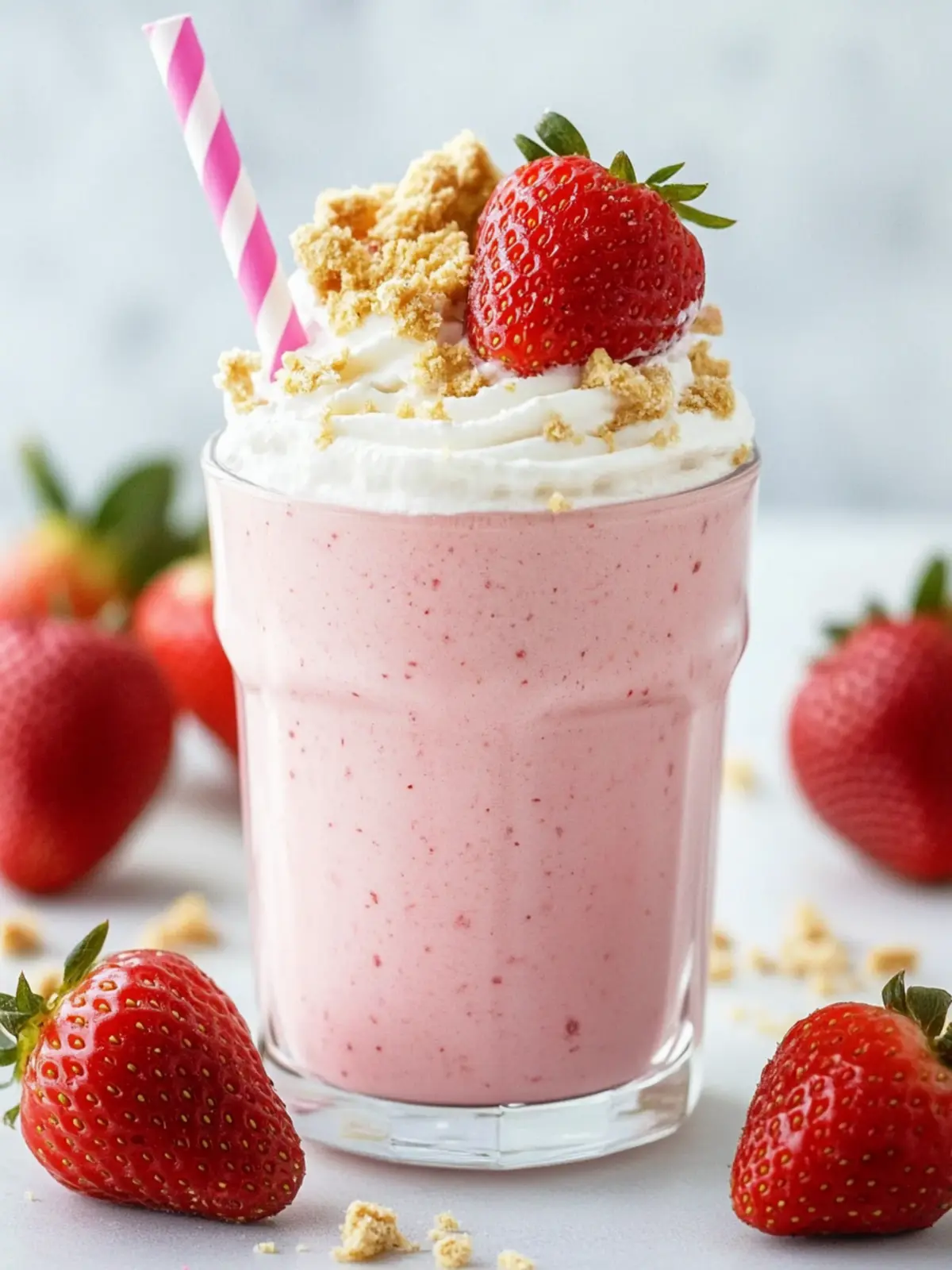 Strawberry Cheesecake Protein Shake