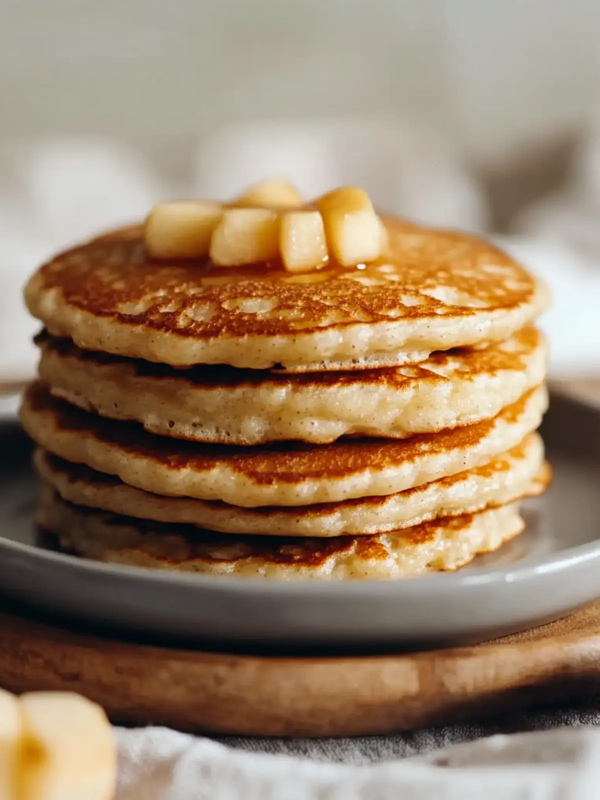 Quick Apple Pancakes for Babies