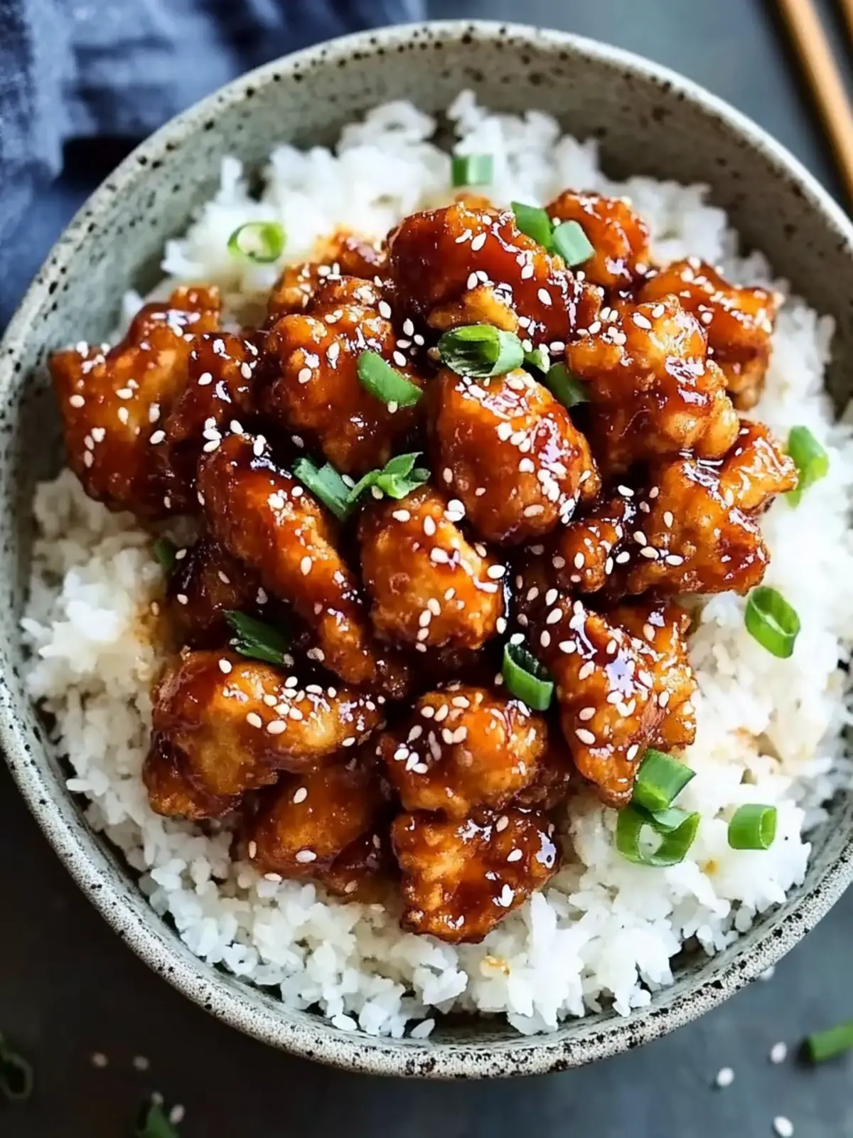Crispy Sesame Chicken with Sticky Asian Sauce in 15 Minutes 3 Crispy Sesame Chicken with a Sticky Asian Sauce