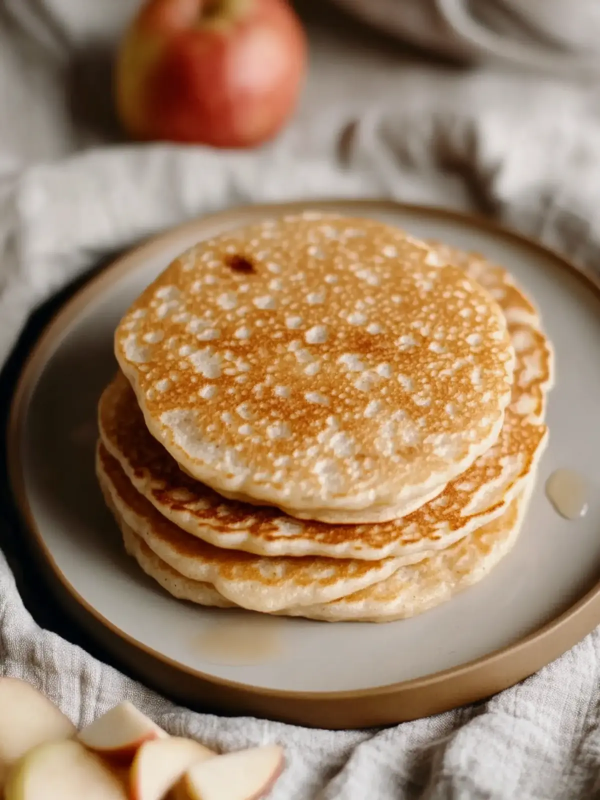 Quick Apple Pancakes for Babies