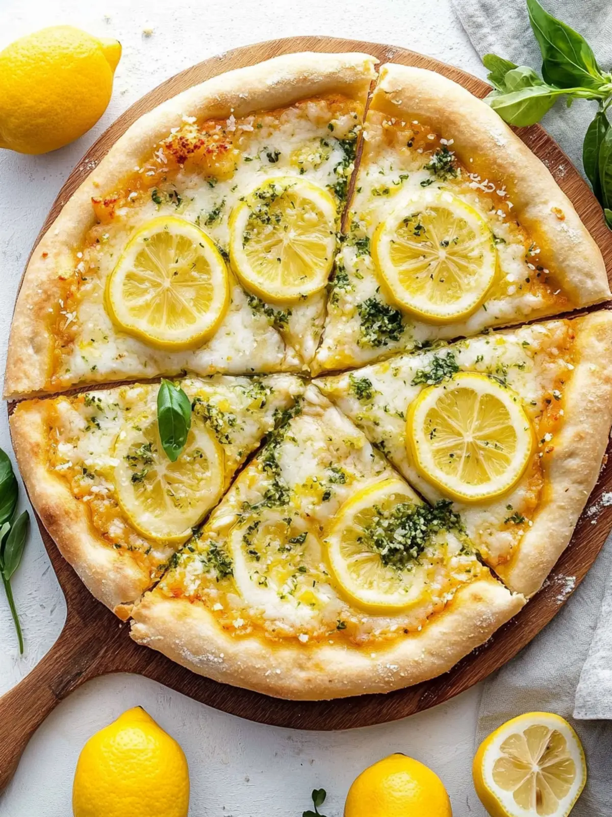 Zesty Lemon Pizza Recipe That Will Brighten Your Summer Nights 4 Lemon Pizza