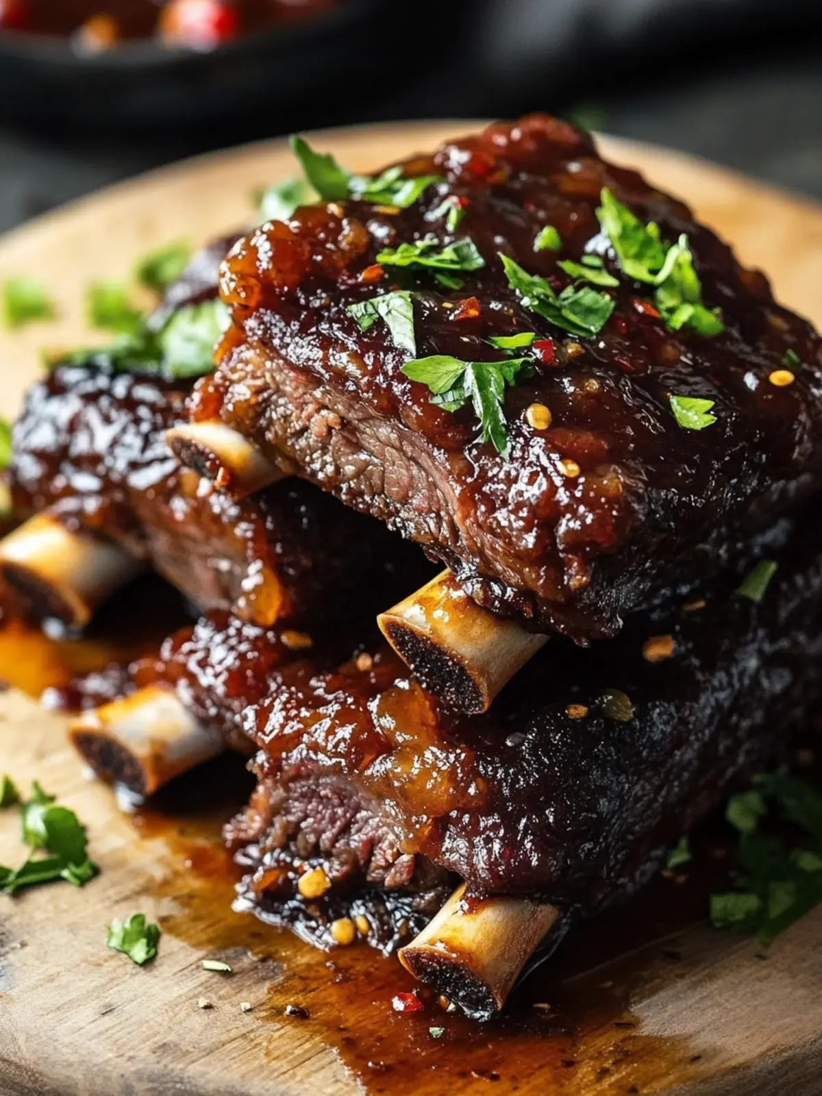 Sweet and Sticky Slow-Cooked Short Ribs