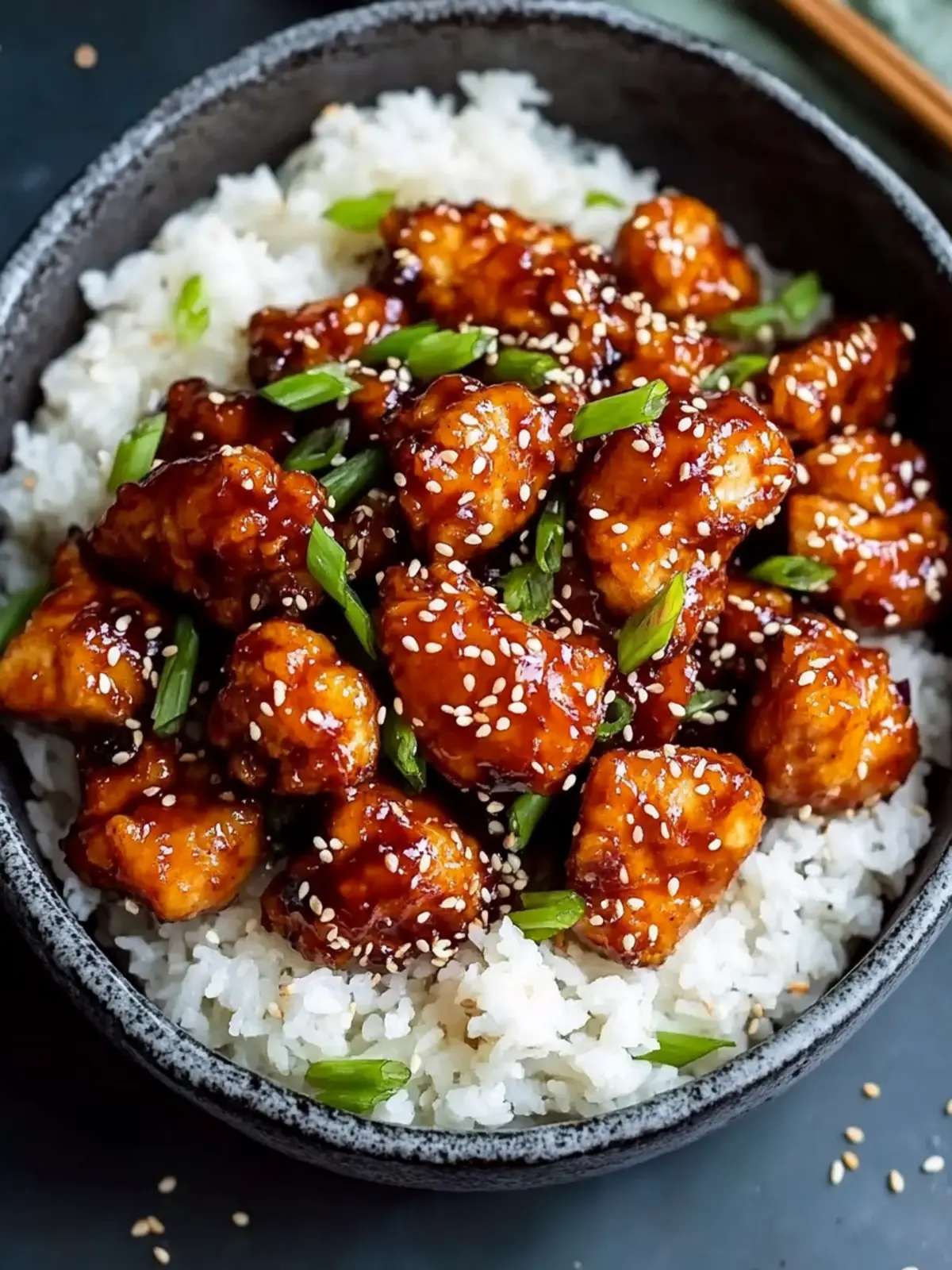 Crispy Sesame Chicken with Sticky Asian Sauce in 15 Minutes 2 Crispy Sesame Chicken with a Sticky Asian Sauce