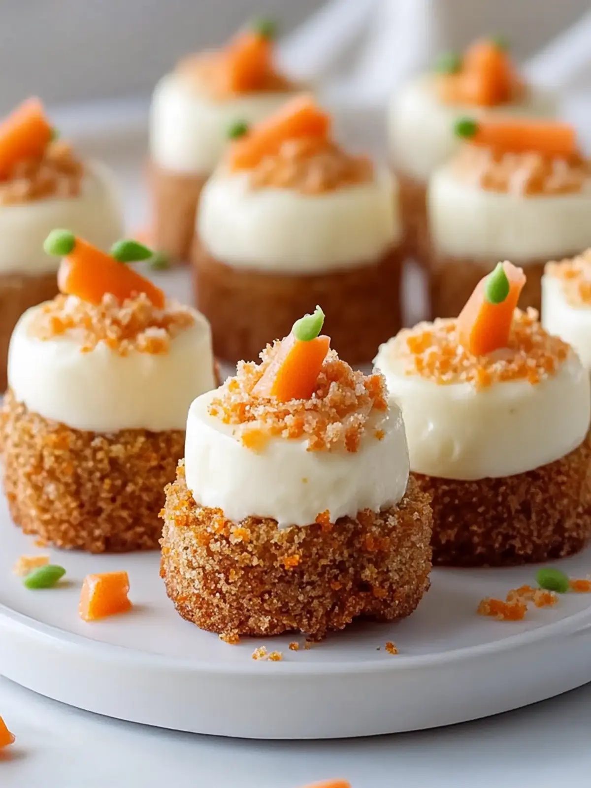 Carrot Cake Cheesecake Bites for Irresistible Indulgence 4 Carrot Cake Cheesecake Bites