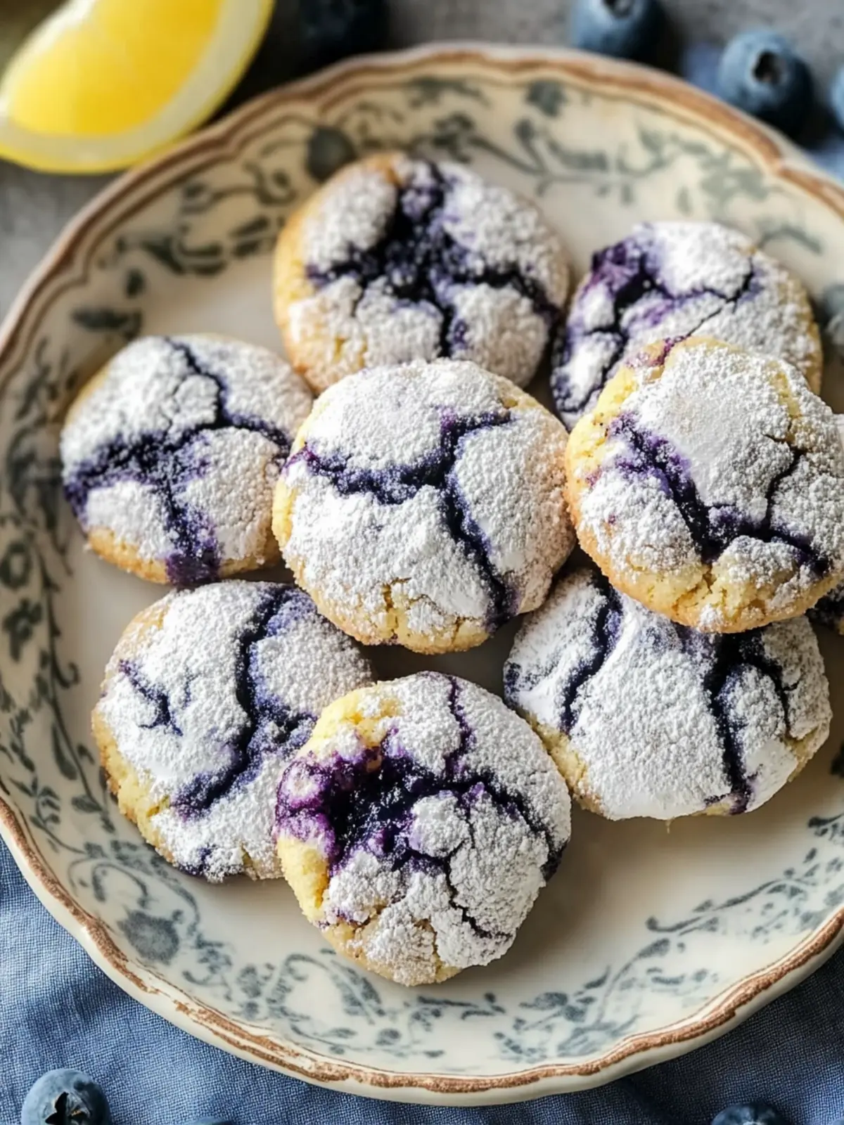 Blueberry Crinkle Cookies You’ll Love: Easy, Chewy Bliss 5 Blueberry Crinkle Cookies