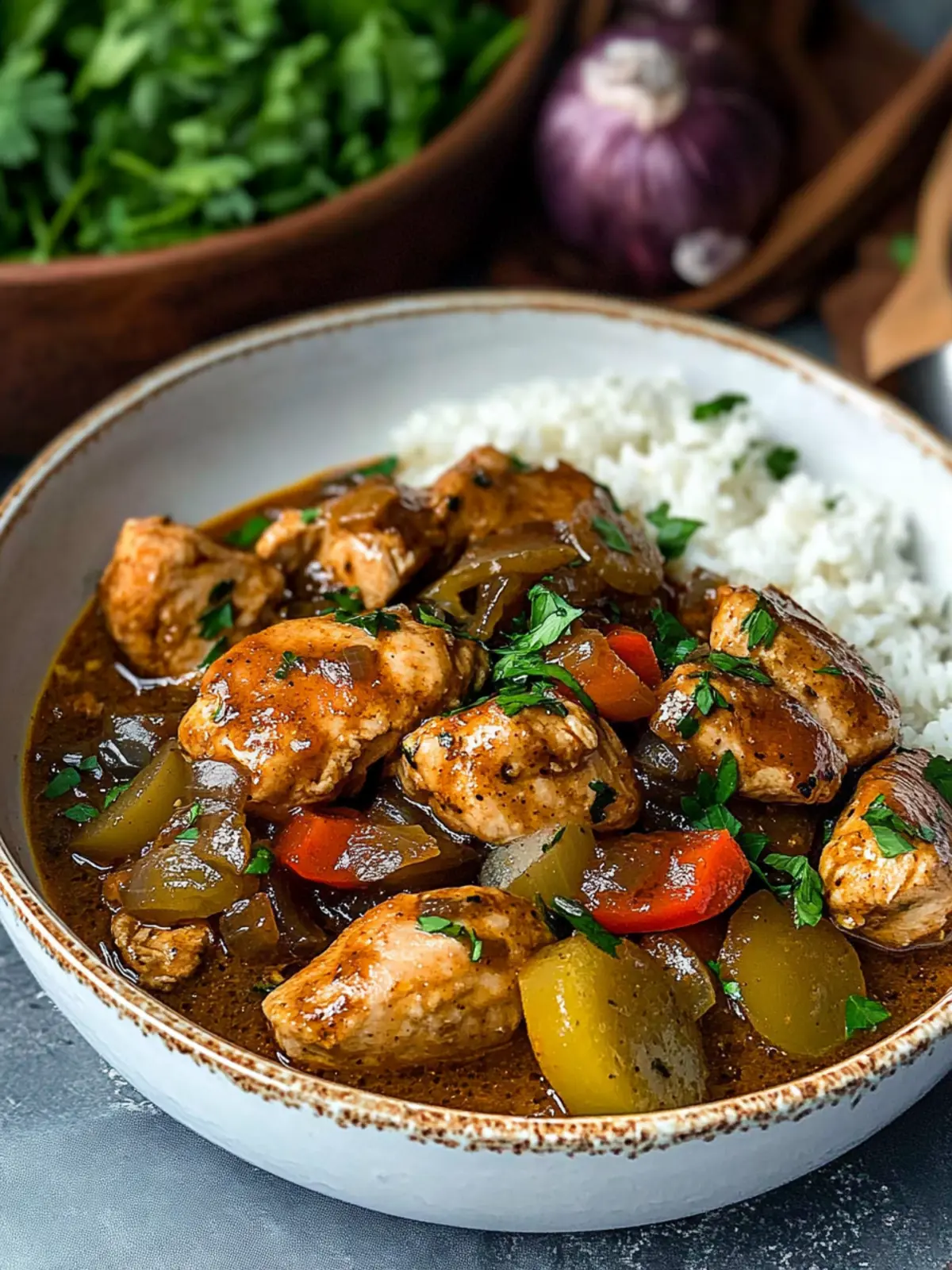 Authentic Cajun Chicken Fricassee - Dive Into New Orleans Flavors 3 Authentic Cajun Chicken Fricassee - A Taste of New Orleans