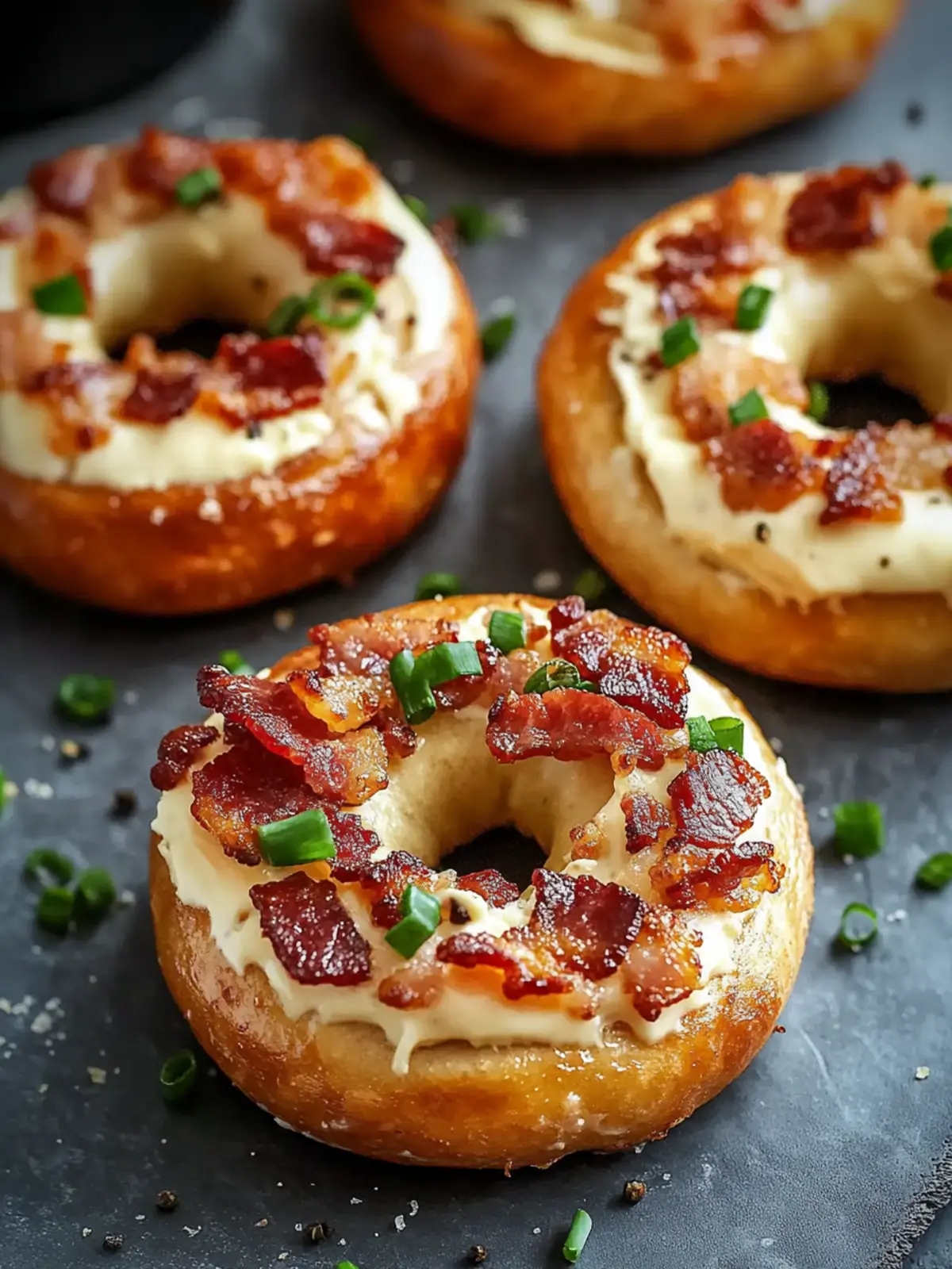 Zesty Bacon Cream Cheese Bagels for Gourmet Comfort Bliss 2 Zesty Bacon Cream Cheese Bagels