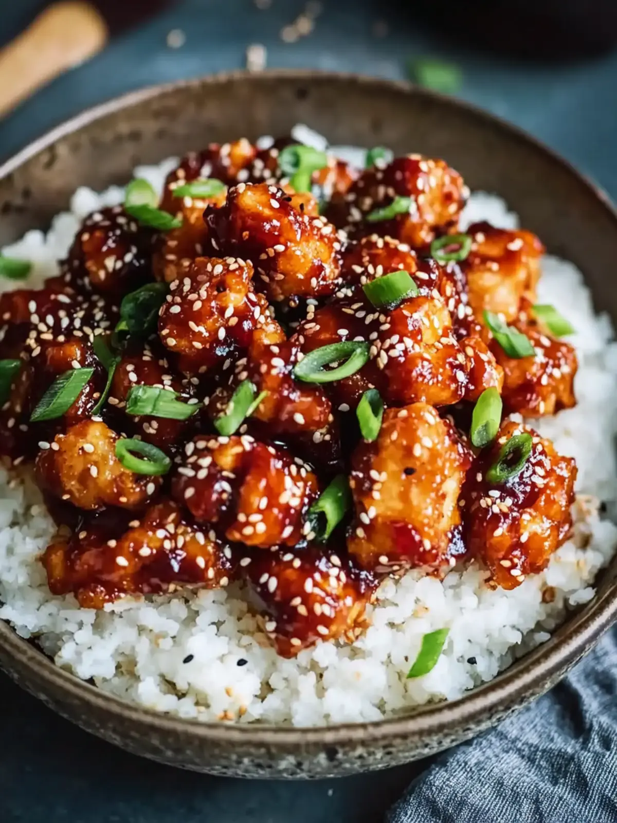 Crispy Sesame Chicken with Sticky Asian Sauce in 15 Minutes 4 Crispy Sesame Chicken with a Sticky Asian Sauce