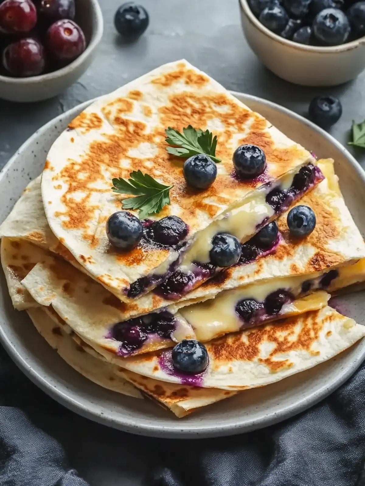 Irresistible Blueberry Breakfast Quesadilla in Just 11 Minutes 2 Blueberry Breakfast Quesadilla