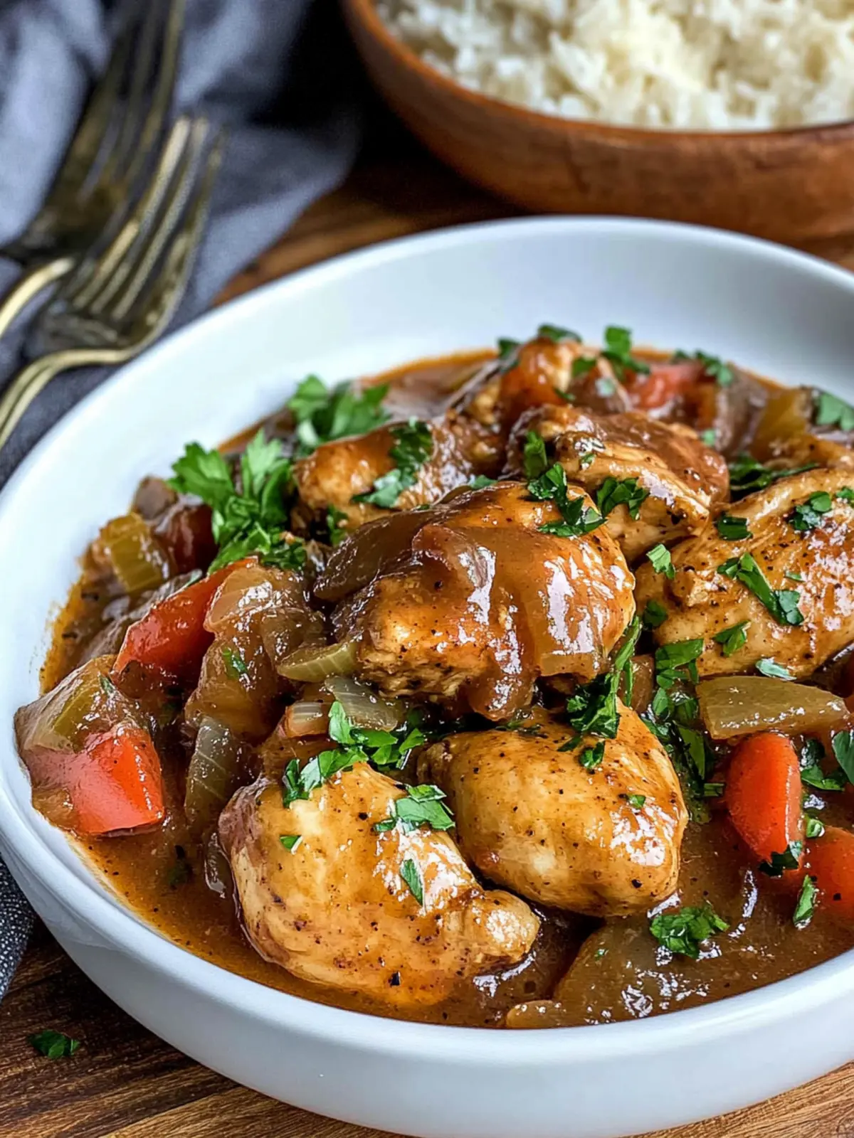 Authentic Cajun Chicken Fricassee - Dive Into New Orleans Flavors 4 Authentic Cajun Chicken Fricassee - A Taste of New Orleans