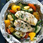 Savory Fish and Summer Vegetables in a Foil Packet Delight 9 Fish and Summer Vegetables in a Foil Packet