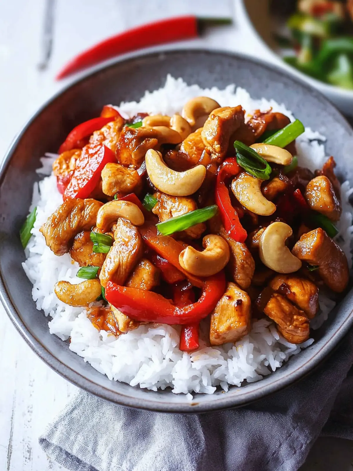 Savory Thai Cashew Chicken That's Better Than Takeout! 5 Thai Cashew Chicken