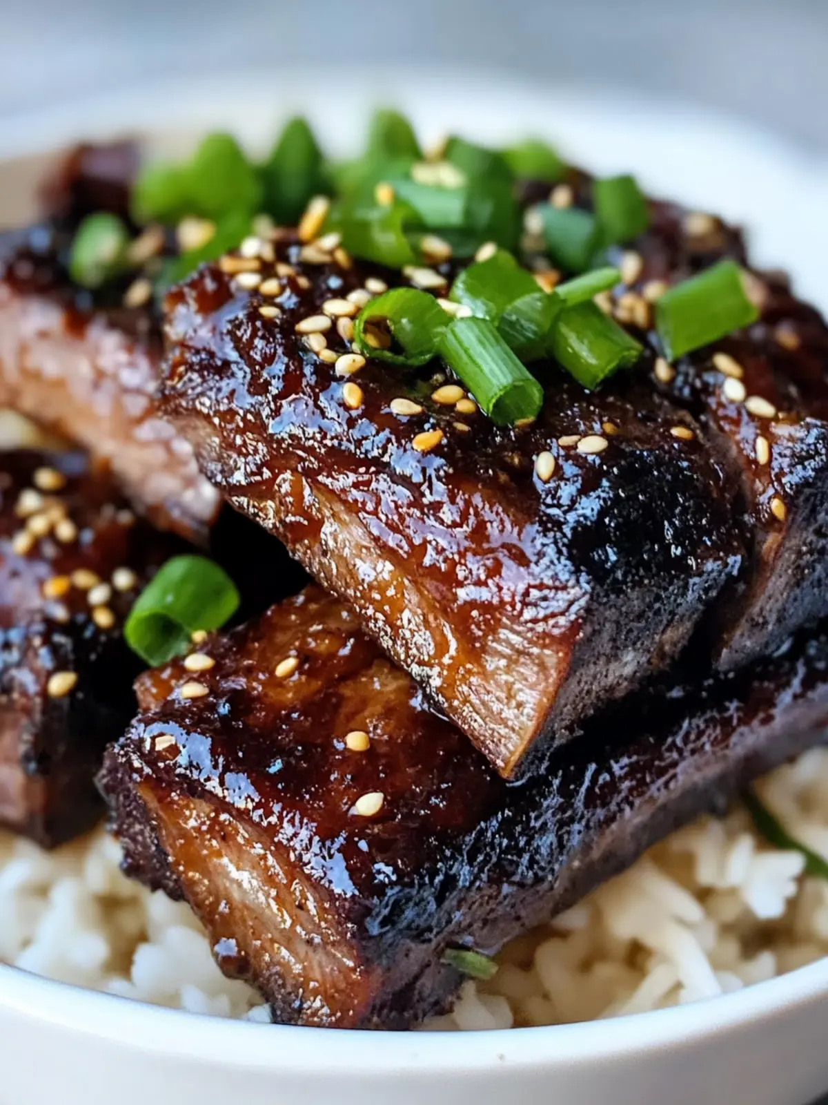 Irresistible Asian Beef Short Ribs in Sticky Soy Glaze