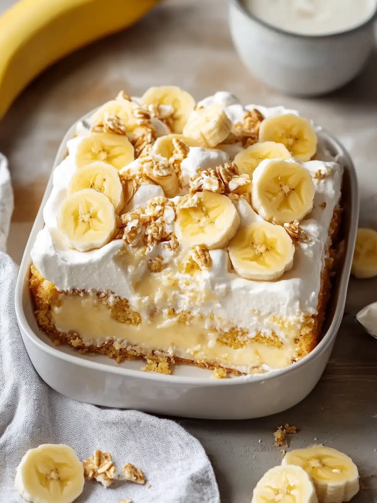 Irresistible Banana Pudding Poke Cake for Effortless Joy 3 Irresistible Banana Pudding Poke Cake