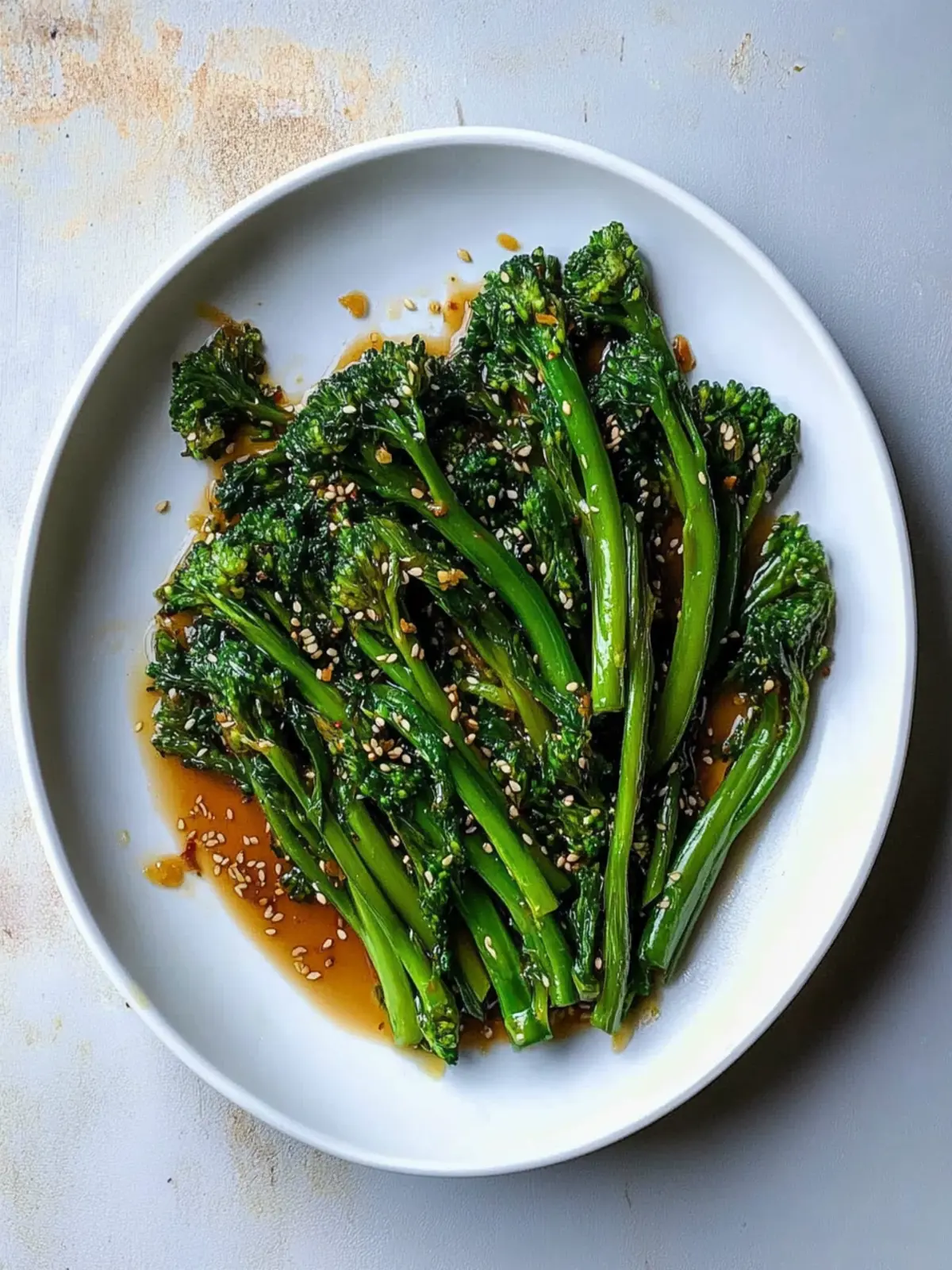 Spicy Sautéed Sesame Garlic Broccolini to Brighten Your Plate 5 Spicy Sautéed Sesame Garlic Broccolini