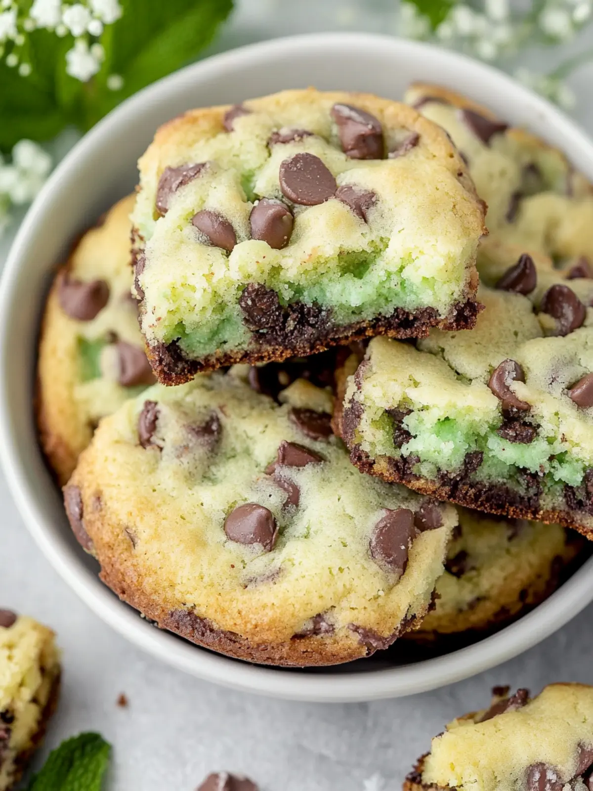 Mint Chip Brookies: Decadent Bliss in Every Bite! 5 Mint Chip Brookies