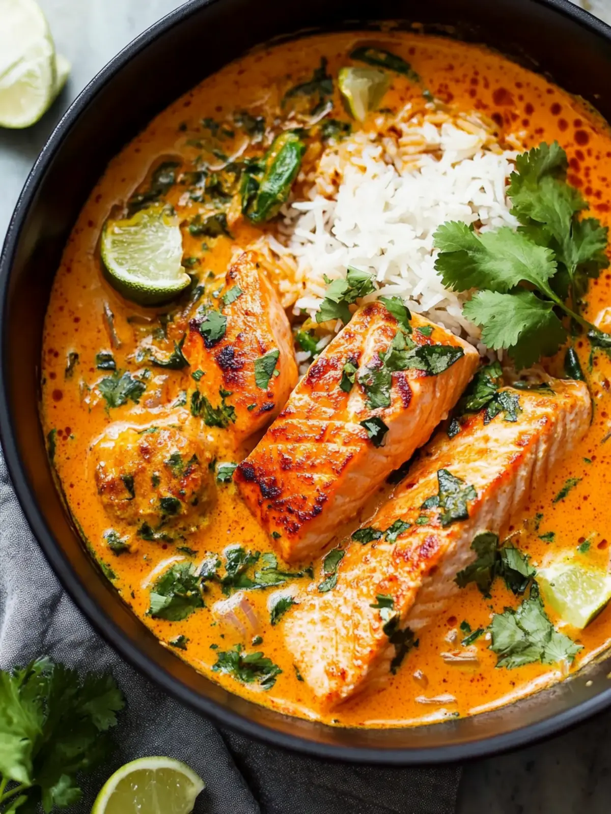 Savory Salmon Coconut Curry in Just 30 Minutes 3 Salmon Coconut Curry (Thai Inspired)
