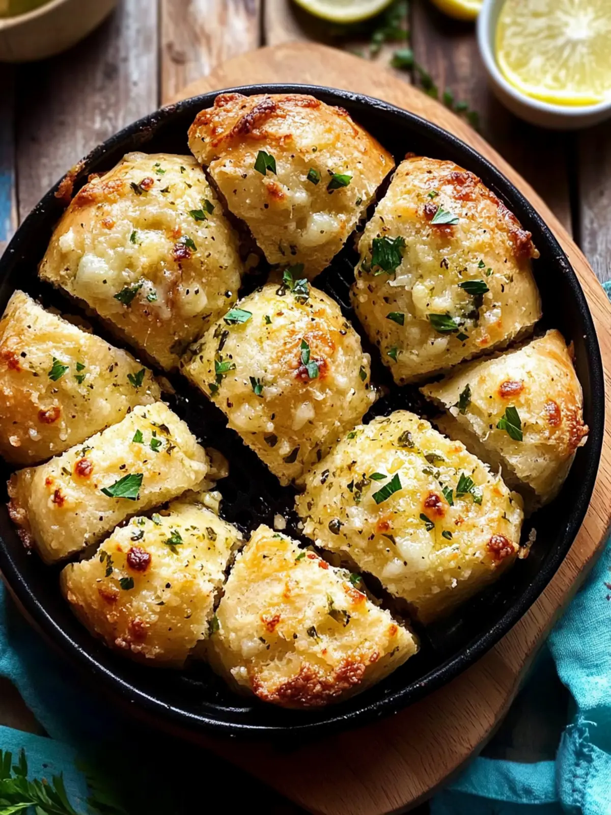 Air Fryer Garlic Bread