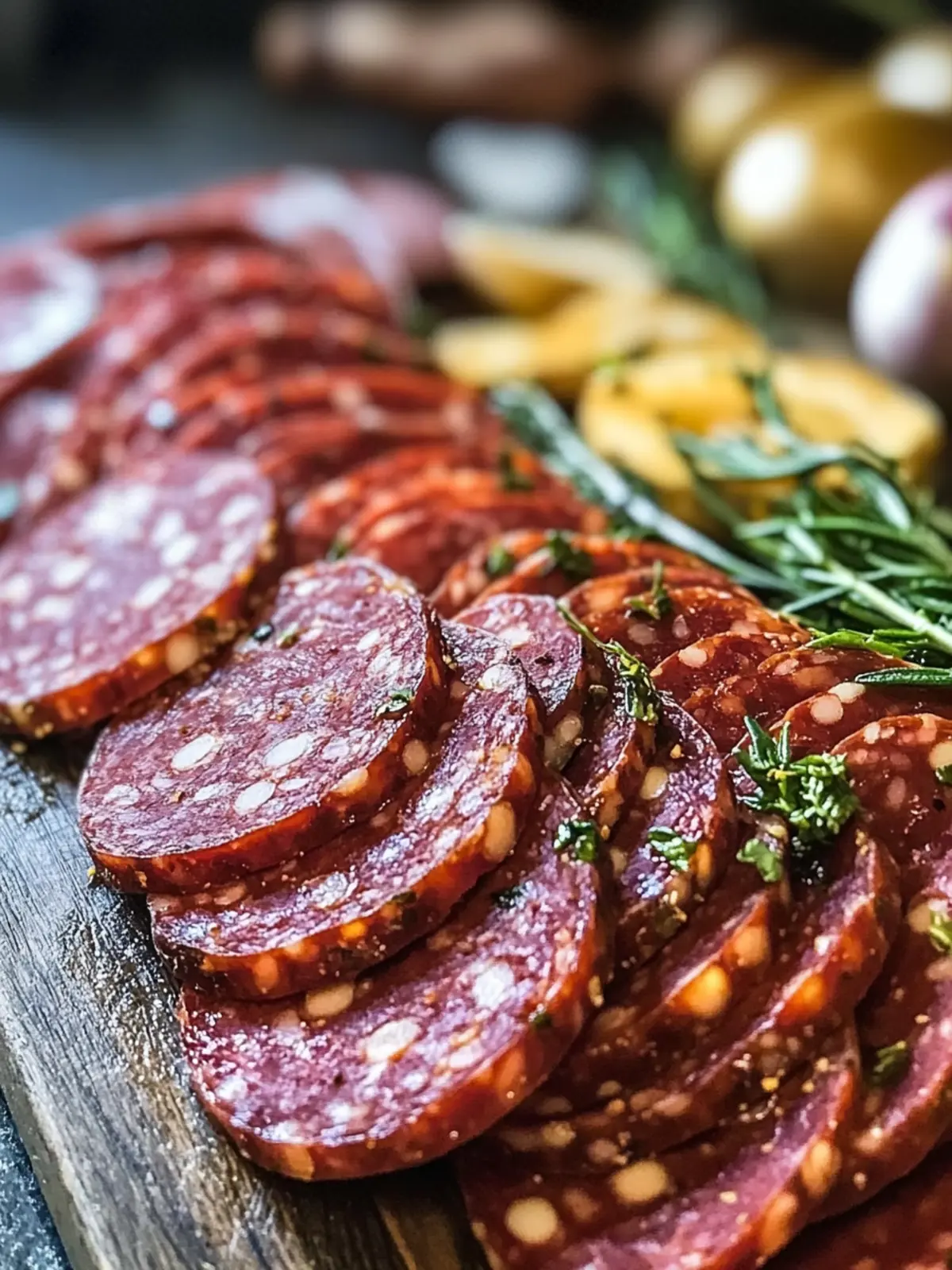 Homemade Vegan Salami